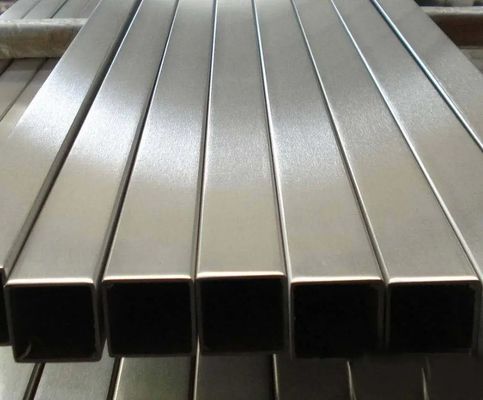 304L বর্গাকার স্টেইনলেস স্টীল প্রসাধন পাইপ 2&quot;X2&quot; 5.8m দৈর্ঘ্য