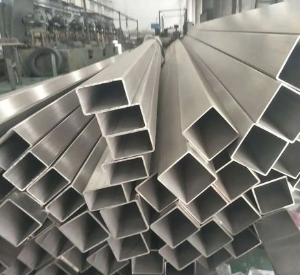 1.4319 301 স্কয়ার স্টেইনলেস স্টীল টিউব পাইপ 40 X 40 X 2mm